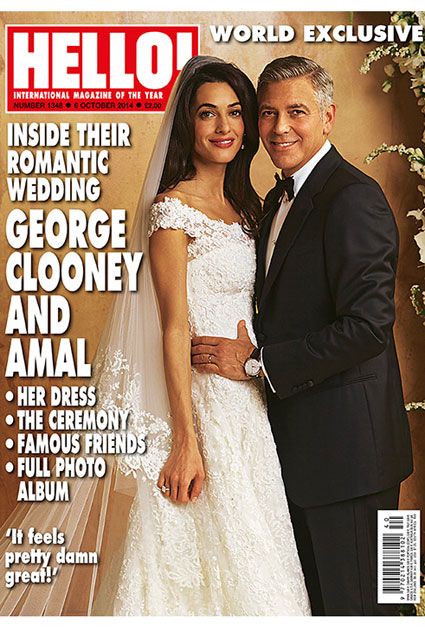 clooney wedding hello