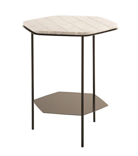 GEOM gueridon hexagonal 34542