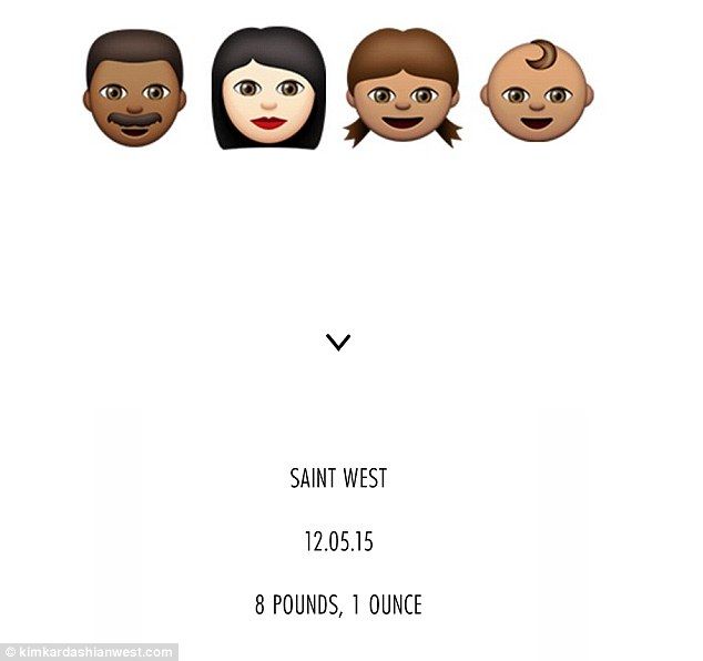 2F25CF4400000578 3349964 To our fans The reality star announced the baby s moniker via h a 11 1449518589414 c7a5d