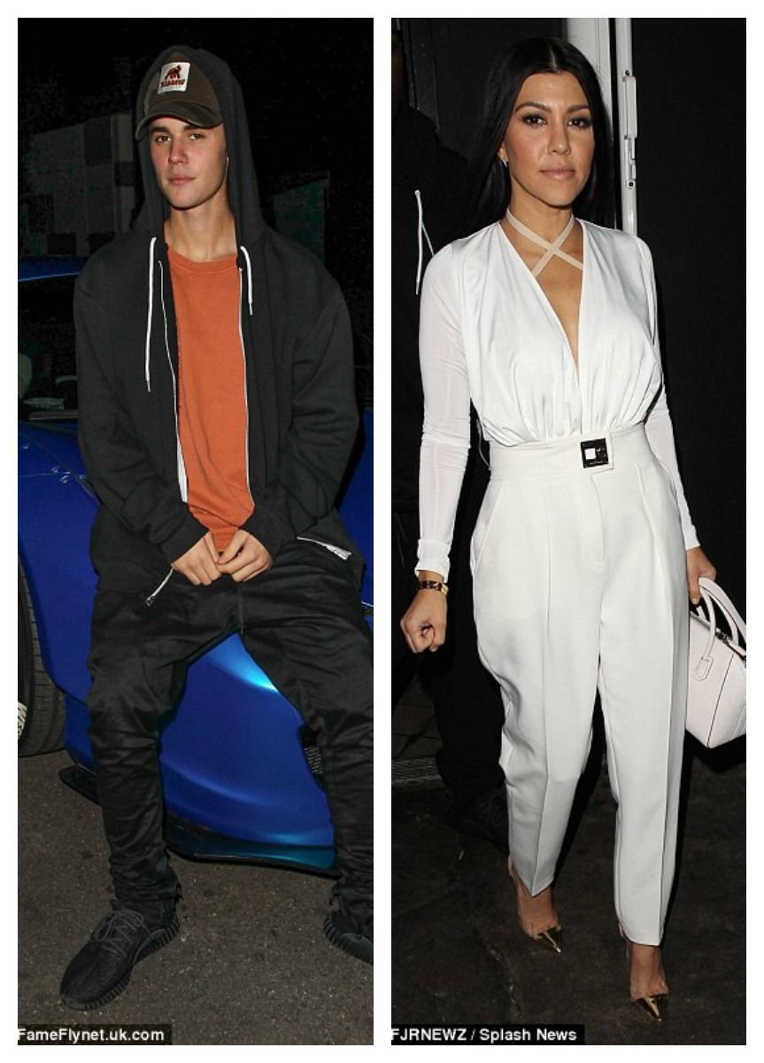 justin bieber kourtney kardashian new showbiz couple cffc8