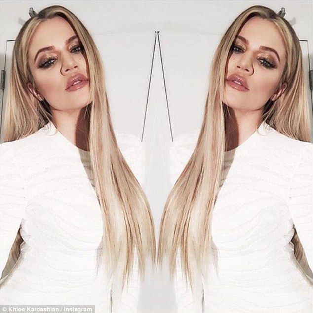 30CB906A00000578 0 The Keeping Up With the Kardashians star styled her platinum loc m 88 1454395647048 2aff5