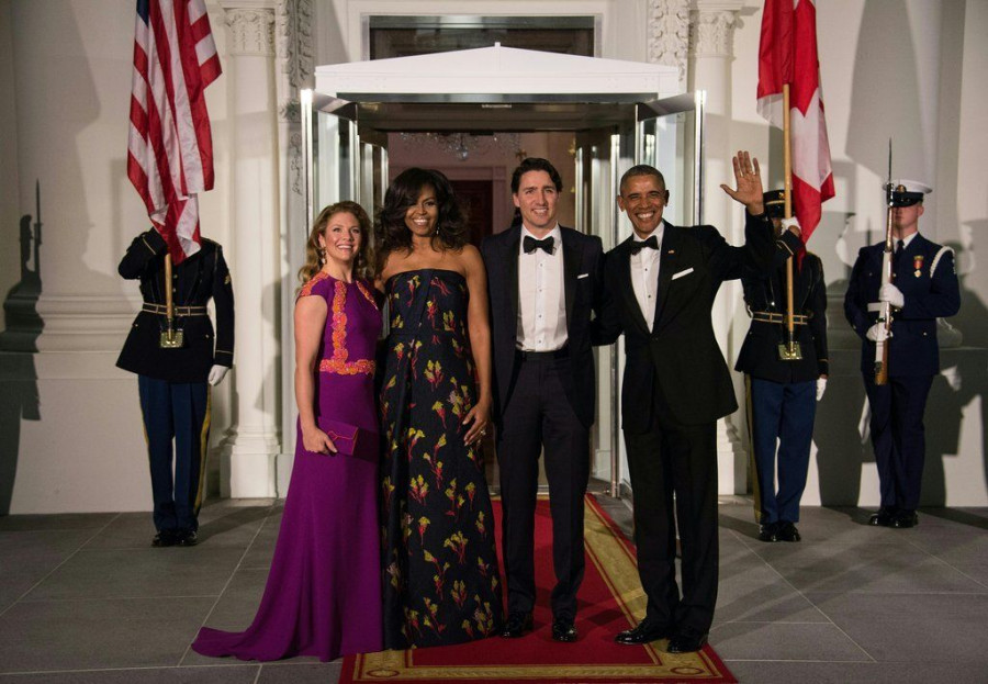 Michelle Obama Jason Wu Gown Canada State Dinner 2016 42816