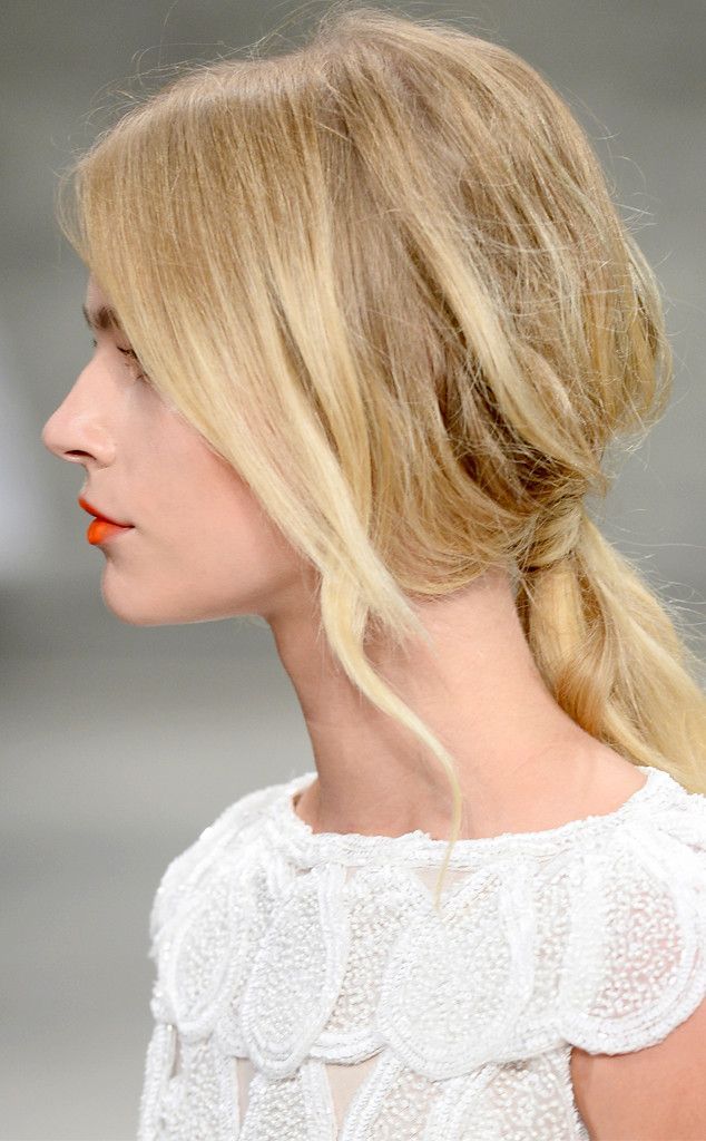 wispy low ponytail aa0bf