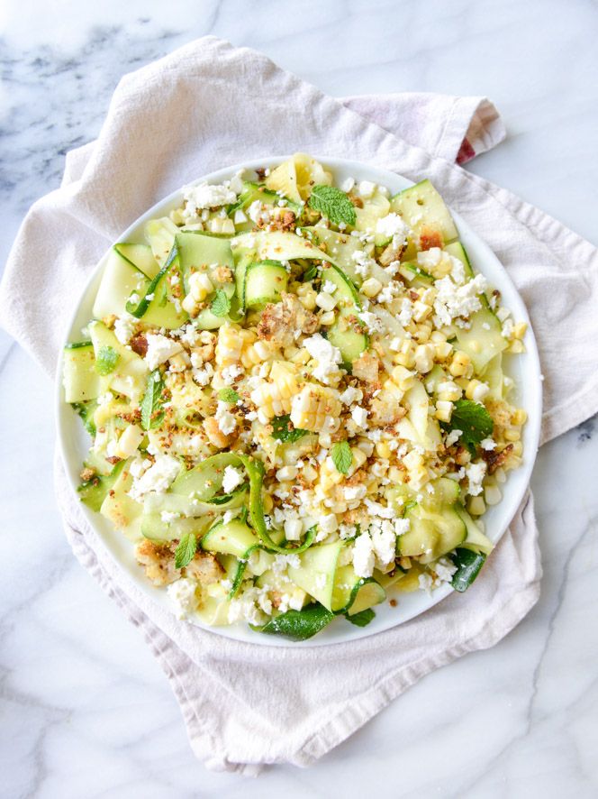 zucchini salad I howsweeteats.com 4 f283b