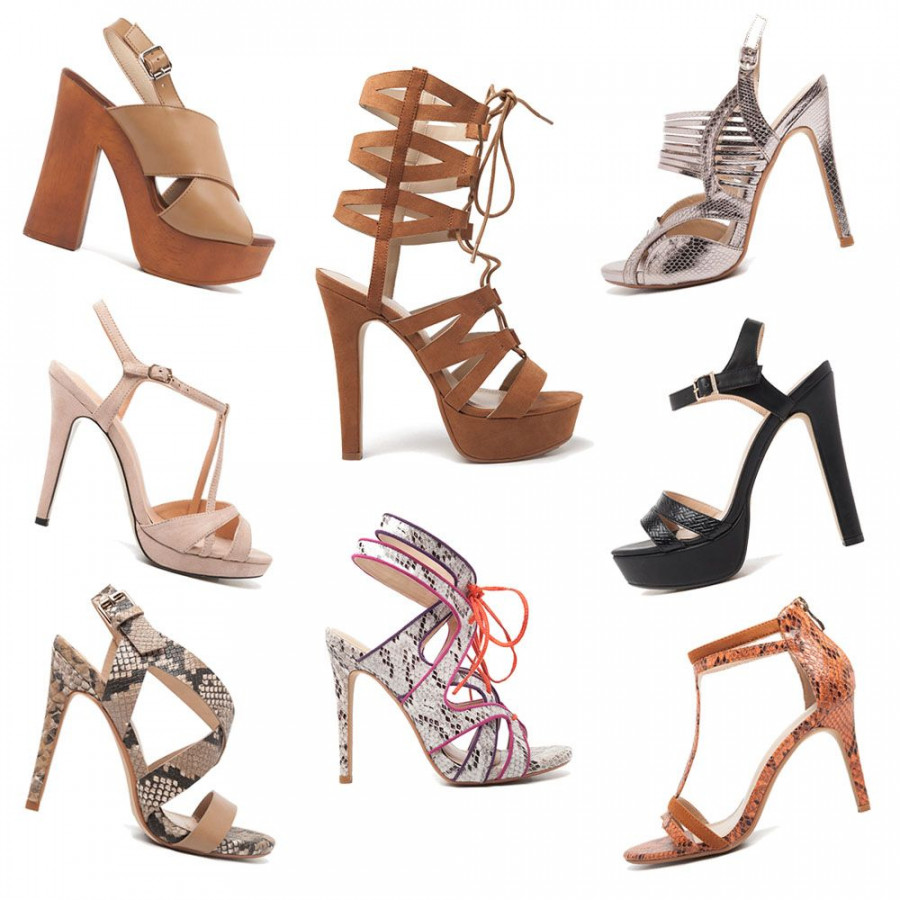 MIGATO HIGH HEELED SANDALS