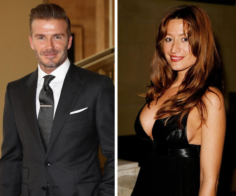 Rebecca Loos and David Beckham