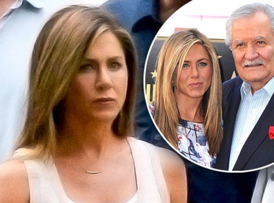 jennifer aniston father feud over having children pp