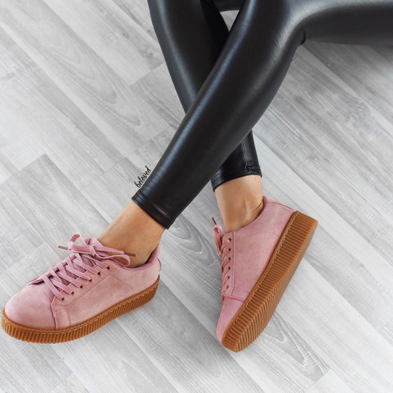 pink creepy sneaker