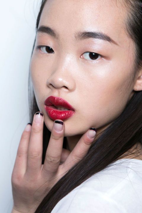 elle nyfw fw16 beauty nails cushnie et ochs imaxtree