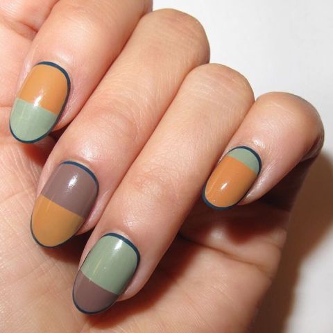 elle fall nail art natalie blocks