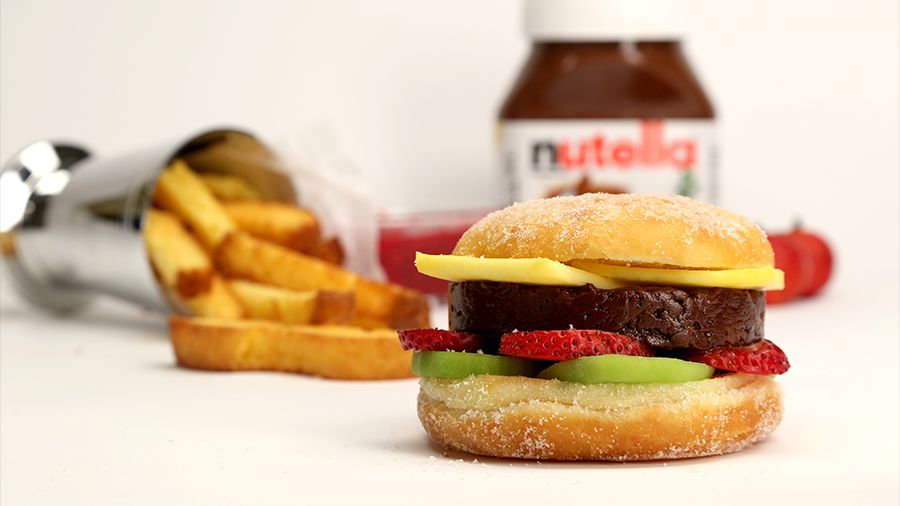 Nutella Burger Recipe Video