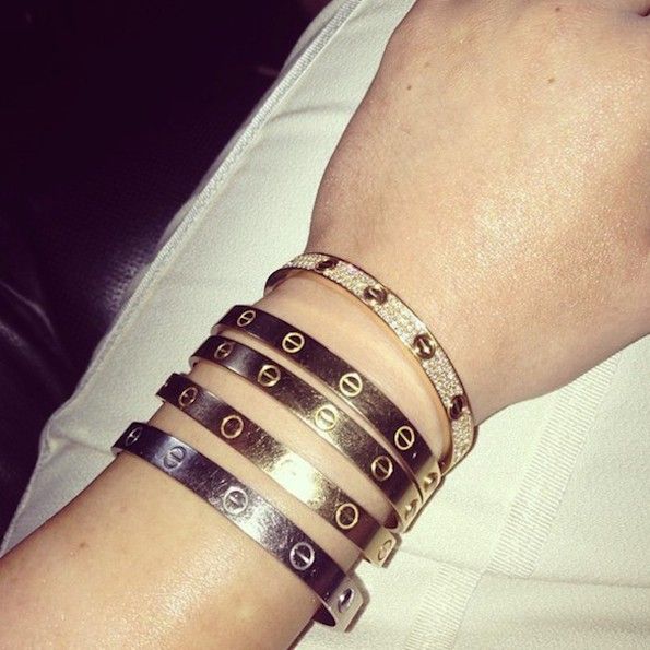 Kylie Jenner Cartier Bracelets Kylie Jenner Cartier Love Bracelets 6
