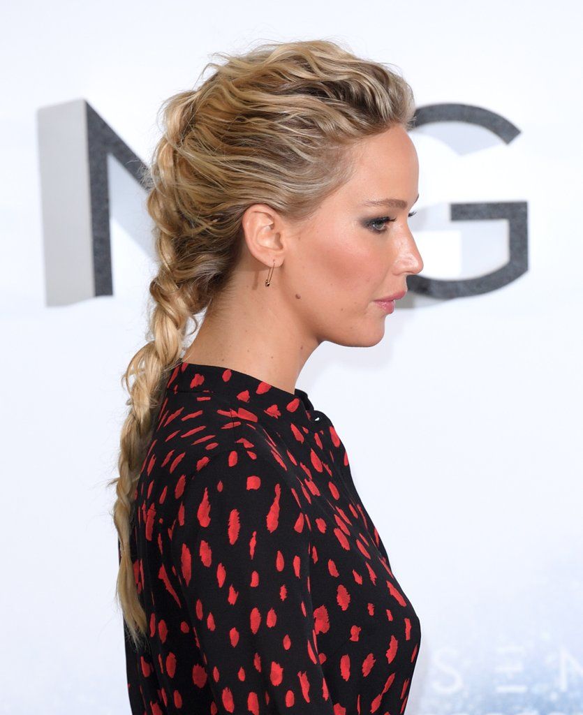 Jennifer Lawrence Braid Passengers Premiere 4
