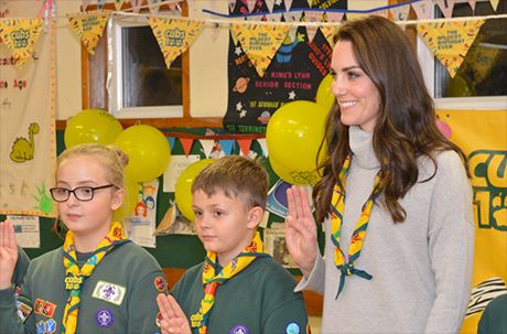 kate middleton uk scouts