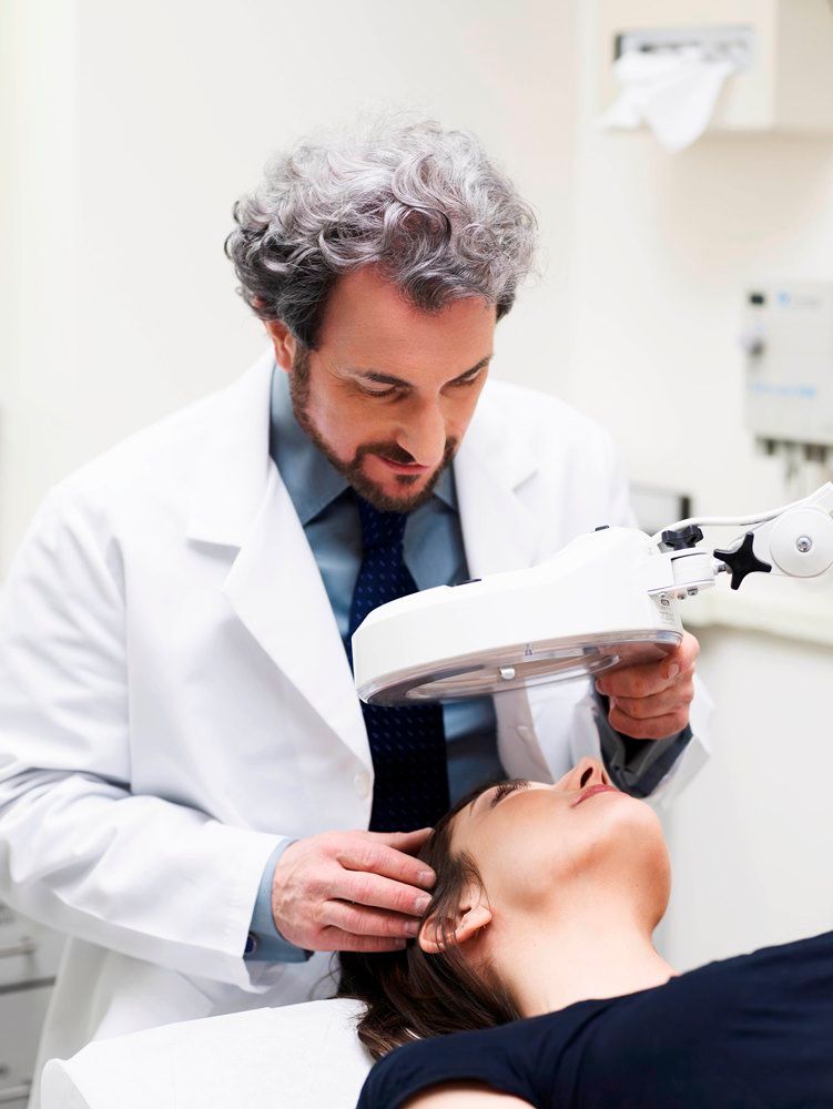 Dr. Orentreich with patient