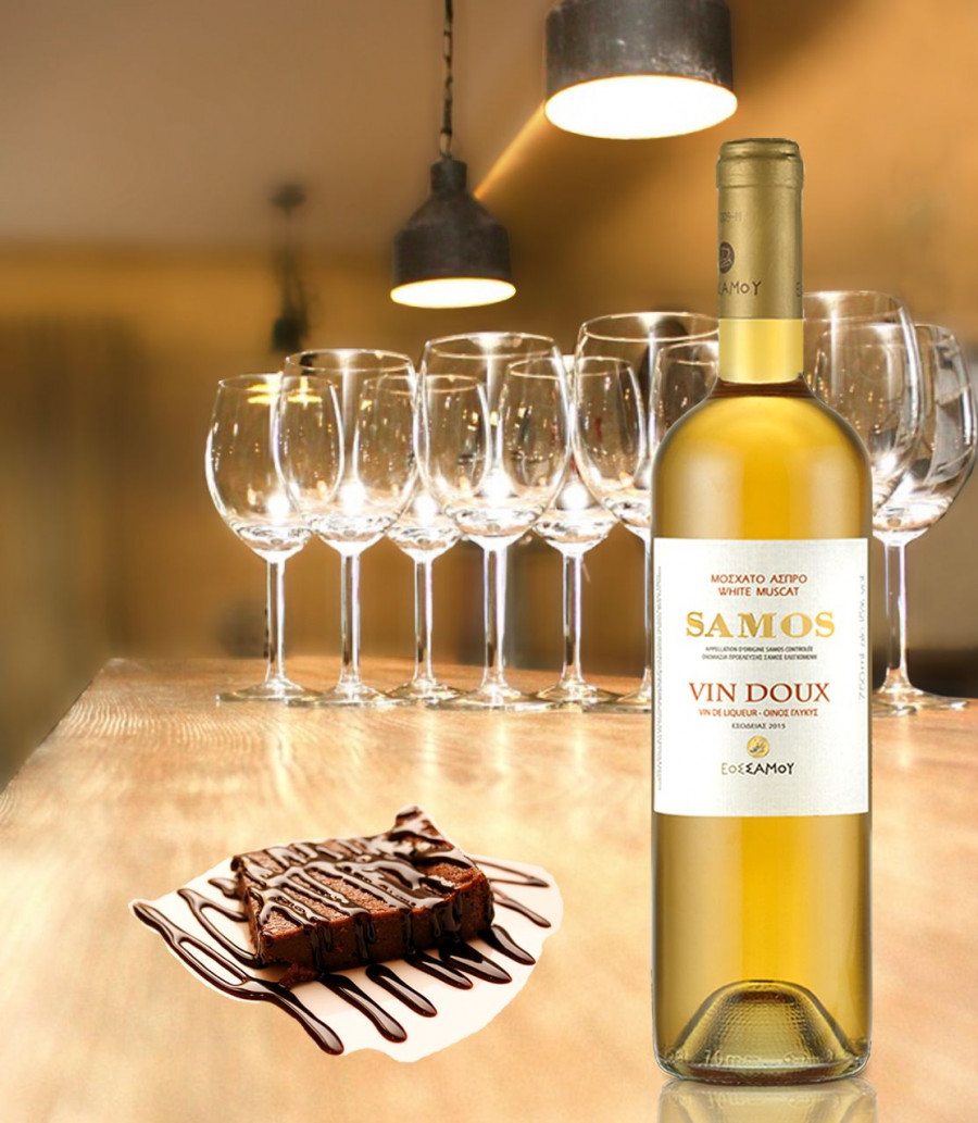 samos vin doux chocolate