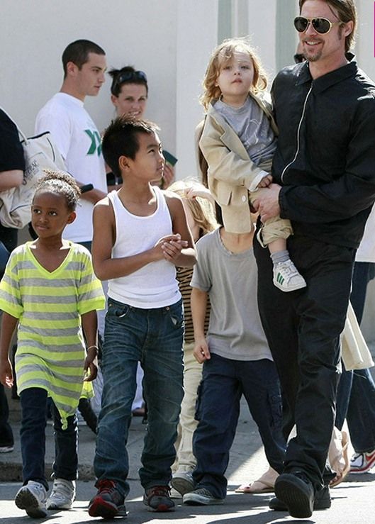 brad pitt focusing single life kids lead