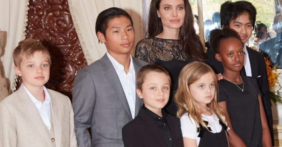 Angelina Jolie and kids