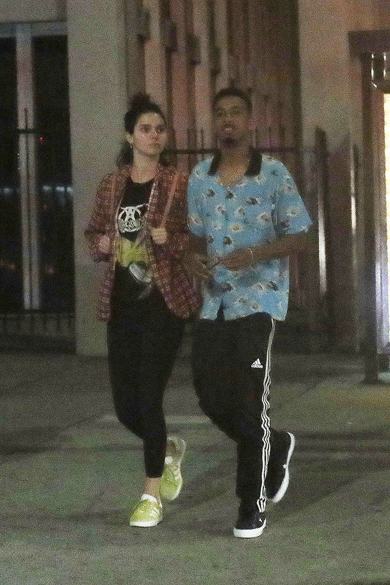 kendall jenner looks cozy with pal taco bennett