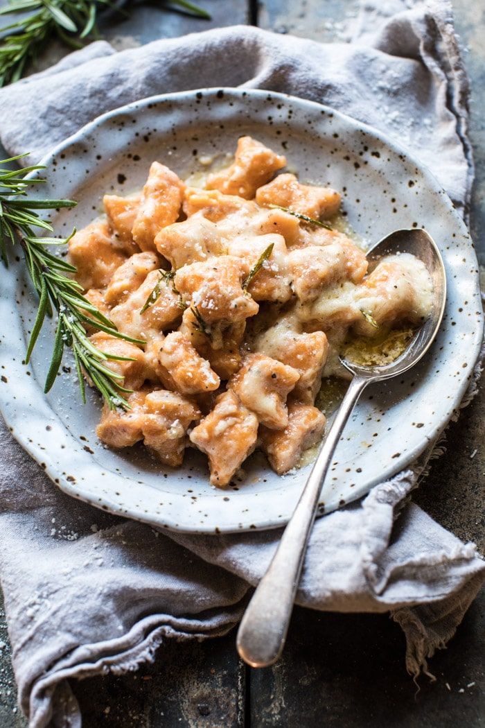 Sweet Potato Gnocchi with Rosemary Cream Sauce 6