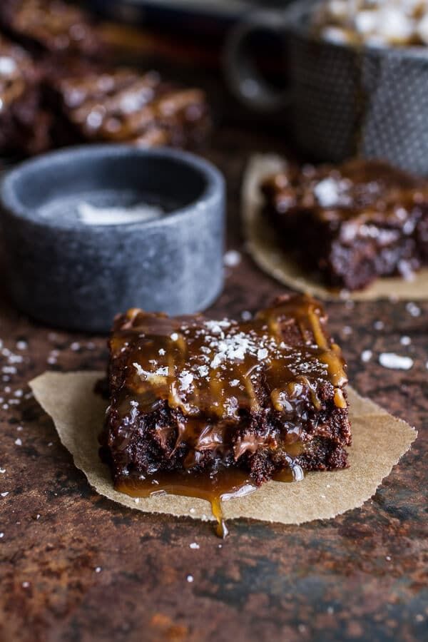 Salted Caramel Mocha Nutella Brownies 71