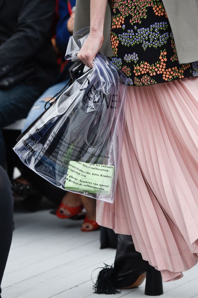 celine plastic bag