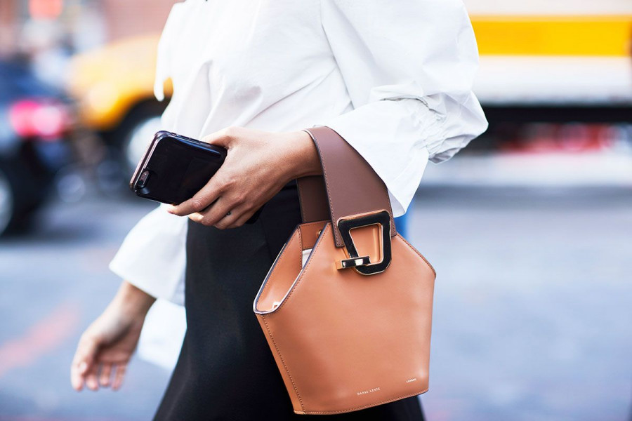 new york fashion week street style danse lente bag