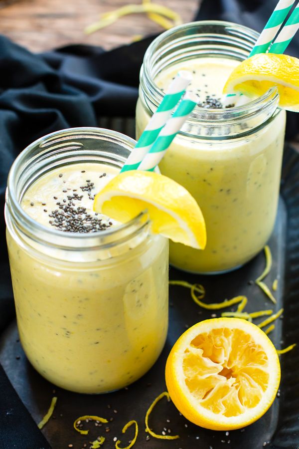 Lemon Turmeric Chia Smoothie 4