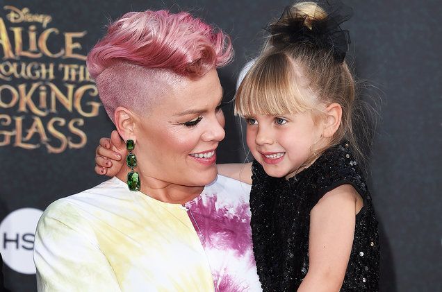 Pink and daughter