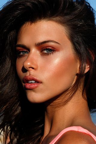 Sunset Skin And Eyes