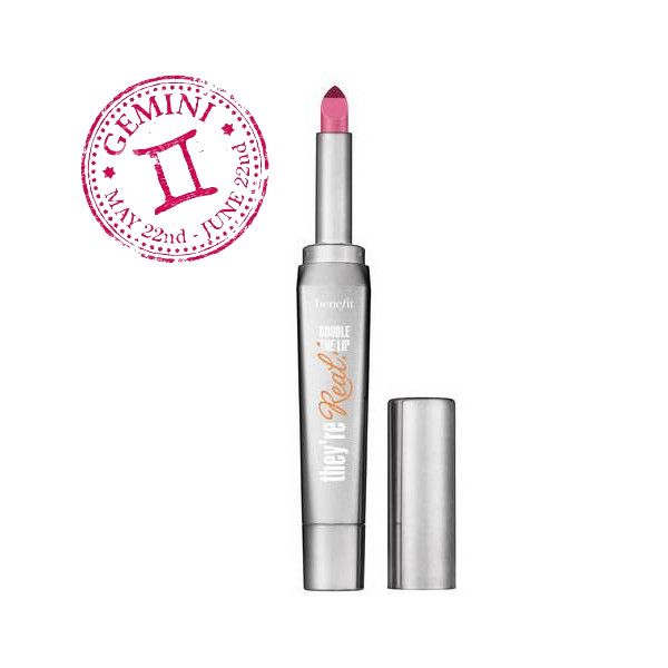 3. Benefit Theyre Real Double the Lip στην απόχρωση Pink Thrills