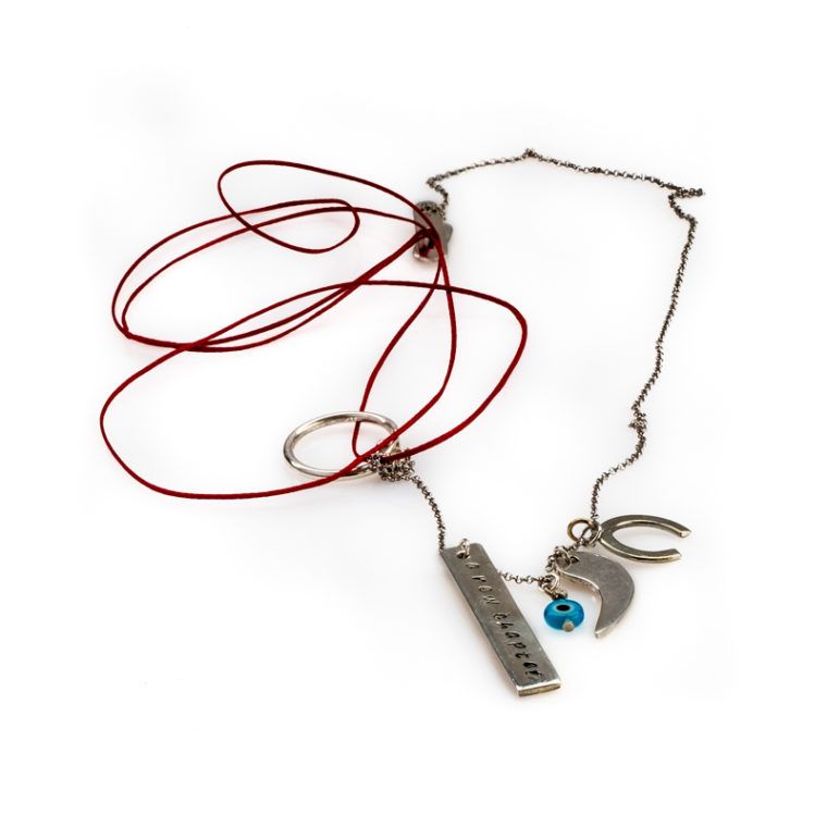 3rd floor handmade jewellery A New Chapter Silver Red necklace 760x760