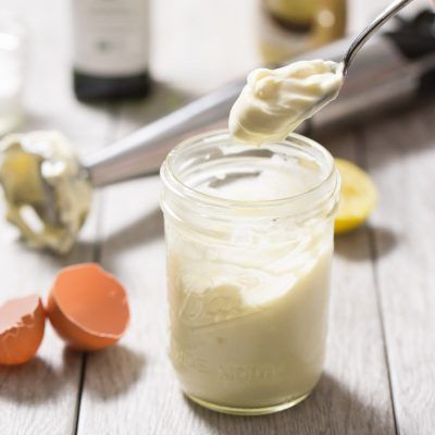 Easiest 3 Minute Homemade Mayonnaise Paleo Whole30 tasteslovely.com e1498598107464