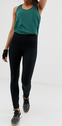 4505 high waist sports legging with black elastane ASOS