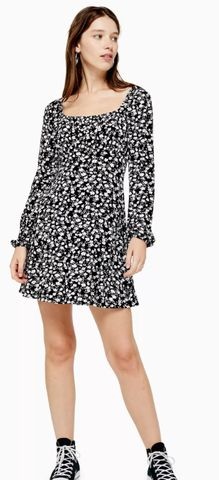 Φλοράλ μίνι φόρεμαTOPSHOP