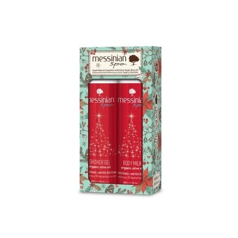 MESSINIAN SPA MINI GIFT SET CHRISTMAS ΑΦΡΟΛΟΥΤΡΟ ΓΑΛΑΚΤΩΜΑ ΣΩΜΑΤΟΣ