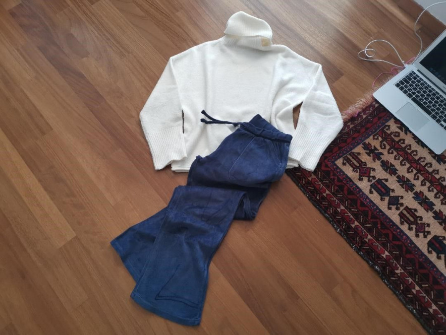 pullover jean salamoura