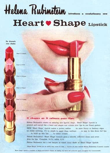 1960 heart shaped