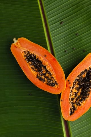 maska prosopou me papaya