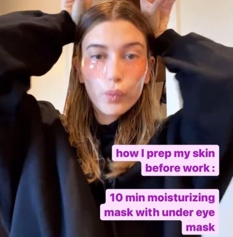 hailey bieber skincare routine