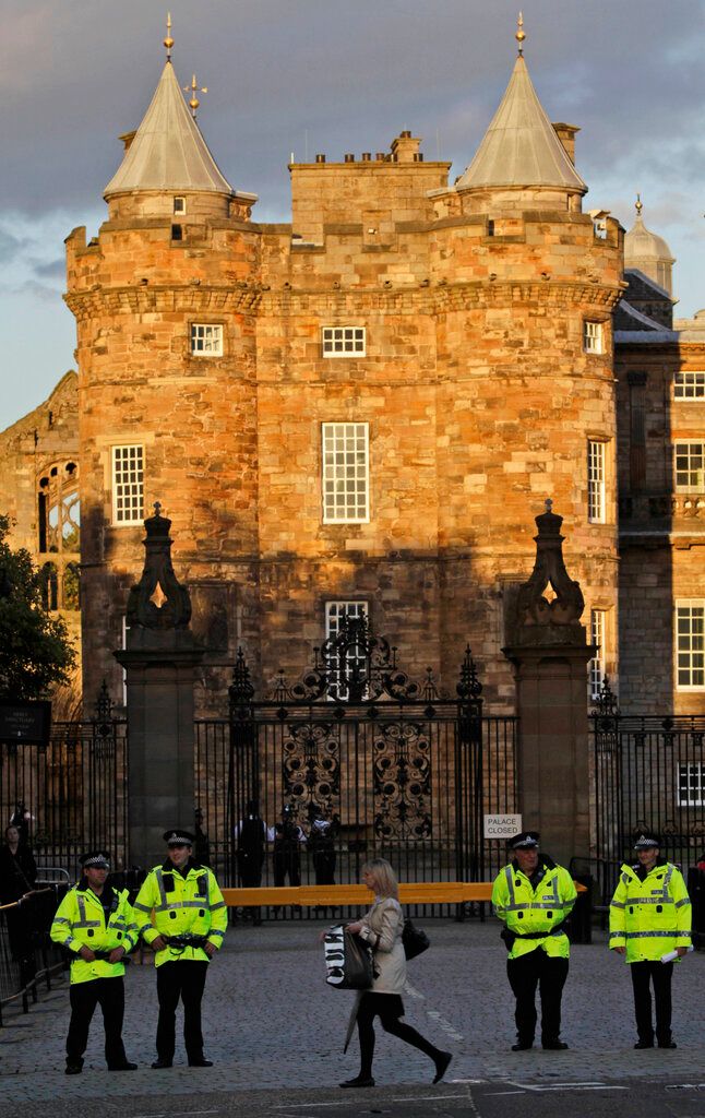 Palace of Holyroodhouse in Edinburgh