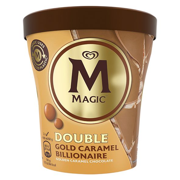 Double Gold Caramel Billionaire kypello