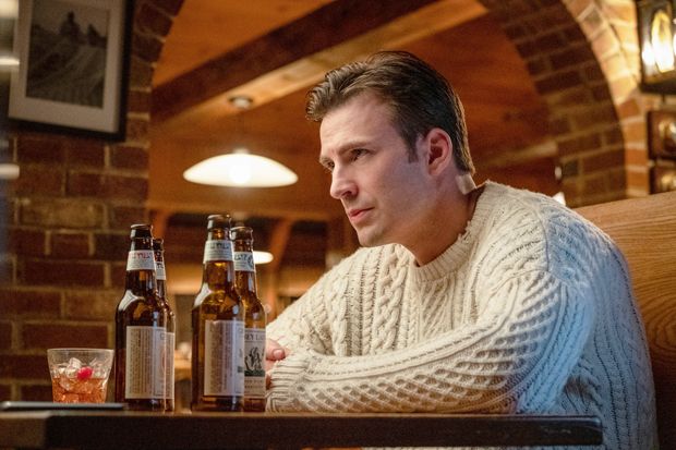 selena gomez chris evans sweater