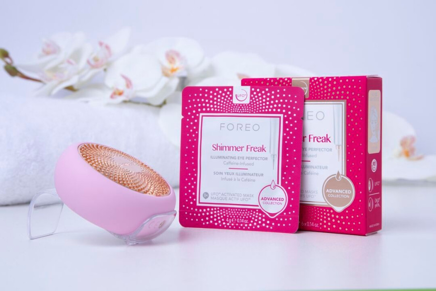 FOREO Shimmer Freak Masks and UFO 2