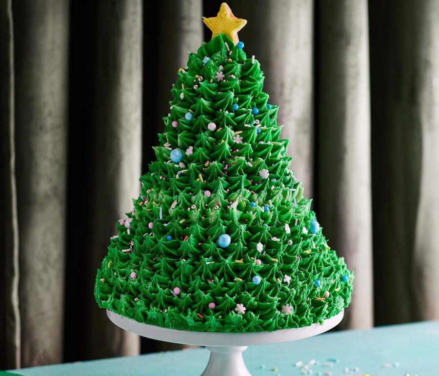 christmas tree cake