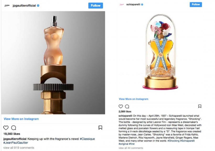 schiaparelli gaultier kardashian insta