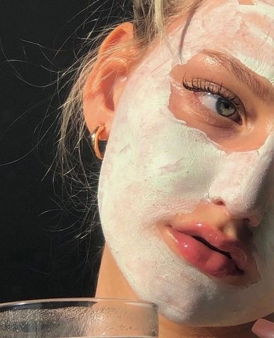 face mask with outmeal