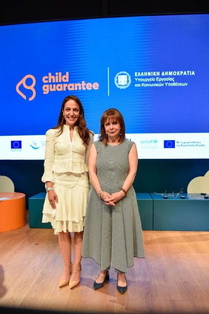 Κατερίνα Σακελλαροπούλου, Πρόεδρος της Δημοκρατίας, Δόμνα Μιχαηλίδου, Υφυπουργός Εργασίας και Κοινωνικών Υποθέσεων