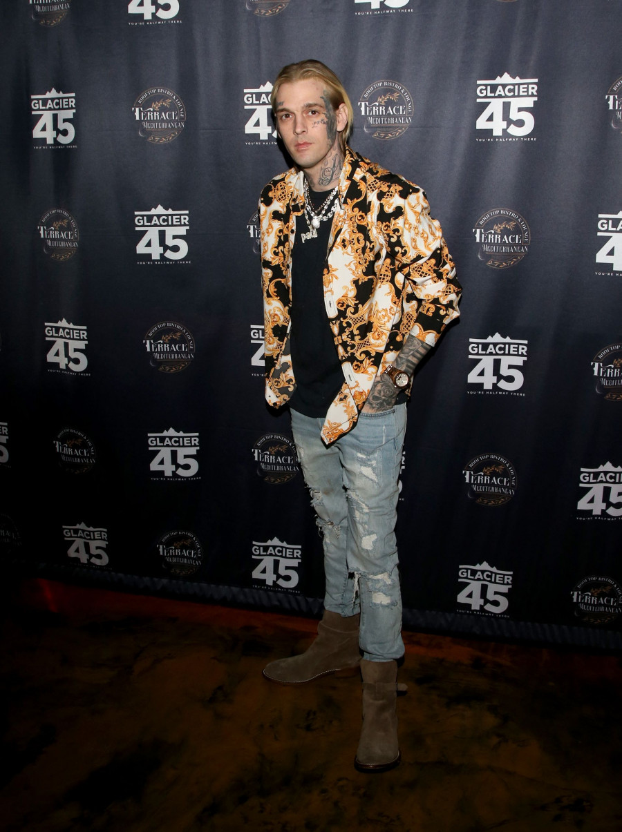 Aaron Carter Performs At Larry Flynt's Hustler Club