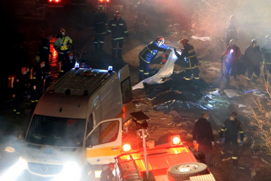 APTOPIX Greece Train Collision